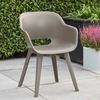 Keter 'Akola' Gartenstuhl-Set 2-tlg., Polypropylen cappuccino-braun, 56,7 x 55,8 x 80,1 cm Bild 2