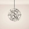 s.luce Atom Cluster LED Mehrfach-Pendellampe 7-flammig Chrom 30cm Bild 5