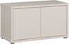 Forte ALICE SPRINGS Sitzbank 70 80, moderne Sitzbank mit Stauraum, 2-türig, Holzwerkstoff, Kaschmir Beige, 74,5 cm breit x 41,5 cm hoch x 34,9 cm tief Bild 3