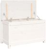 vidaXL Sitzbank Weiß 80x41x77 cm Massivholz Kiefer 823550 Bild 2
