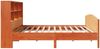 vidaXL Massivholzbett mit Regal ohne Matratze Wachsbraun 180x200 cm 3323097 Bild 5