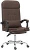 vidaXL Bürostuhl mit Massagefunktion Braun Kunstleder [349708] Bild 2