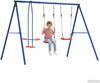 vidaXL Outdoor Schaukelset Mehrfarbig 263 x 185 x 185 cm Stahl und PE 3429824 Bild 3