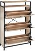tectake Schuhschrank Buffalo (Komplettset, 1-St, inkl. Schlüssel) Industrial Style Bild 4