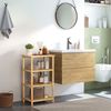 Dripex Standregal Badezimmerregal Bücherregal Eckregale für Küchen Bild 3