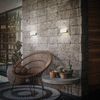 Briloner Leuchten Wandleuchte LED Wandlampe Extra-Warmweiß Wohnzimmer Esszimmer, LED fest integriert, 2700K - Extra - Warmweiß, Wandlampe Innen 17x9x4,3cm Schwarz 3W 300lm Innen ohne Stromanschluss Bild 2