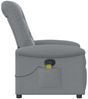 vidaXL Massagesessel Hellgrau Stoff 4015626 Bild 4