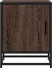 vidaXL Nachttisch Braun Eichen-Optik 40x31x50 cm Holzwerkstoff Metall 848717 Bild 5