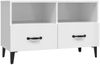vidaXL TV-Schrank Hochglanz-Weiß 80 x 36 x 50 cm Holzwerkstoff [812597] Bild 2