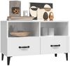 vidaXL TV-Schrank Hochglanz-Weiß 80 x 36 x 50 cm Holzwerkstoff [812597] Bild 4