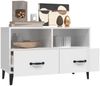 vidaXL TV-Schrank Hochglanz-Weiß 80 x 36 x 50 cm Holzwerkstoff [812597] Bild 5