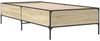 vidaXL Bettgestell Sonoma-Eiche 75x190 cm Holzwerkstoff und Metall 844992 Bild 3
