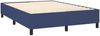 vidaXL Polsterbett mit Matratze Stoff Blau 140x200 cm, Härtegrad: H2 [3131599] Bild 4