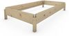 Stapelbett "Horst" 70 x 140 cm 24 cm Zirbe Holzbett Gästebett Massivholzbett Bild 3