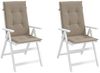 vidaXL Gartenstuhlauflagen für Hochlehner 2Stk. Taupe 120x50x3cm Stoff 47540 Bild 4