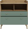 Wickelkommode >Whenua< in Mauvella Eiche/ Salbei - 89,8x94,4x77cm (BxHxT) Bild 4
