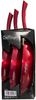 Pfannenset 3 tlg. Induktion Antikratz Marmor Bratpfanne Pfanne ø20-ø24-ø28cm für alle Herdarten Rot Bild 3