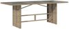vidaXL 7-tlg. Garten-Essgruppe mit Kissen Beige Poly Rattan 3212692 Bild 3