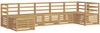vidaXL Outdoor-Sofagarnitur 7 pcs Weiß 3392174 Bild 2