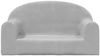 vidaXL Kindersofa 2-Sitzer Hellgrau Weich Plüsch 357011 Bild 3