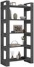 vidaXL Bücherregal/Raumteiler Grau 80x35x160 cm Massivholz 813911 Bild 4