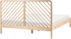 Bett mit Lattenrost Kiefernholz SEPHOS 180 x 200 cm Hellbraun Bild 5