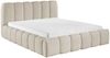 Home Collective Polsterbett Doppelbett Bubble Bettgestell mit Lattenrost & Stauraum Bouclé Bezug (Verfügbare Größen:120x200, 140x200, 160x200, 180x200, 200x200 cm), modernes Design mit Kopfteil und Steppung im Bouclé-Look Beige Bild 3