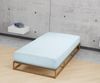 biberna Sleep & Protect Feinjersey Spannbetttuch, hellblau, 1x 90x190 cm - 100x200 cm Bild 3