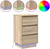 vidaXL Nachttisch Sonoma-Eiche 39 x 34,5 x 65 cm Holzwerkstoff 869628 Bild 2