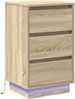vidaXL Nachttisch Sonoma-Eiche 39 x 34,5 x 65 cm Holzwerkstoff 869628 Bild 5