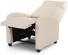 Fernsehsessel Relaxsessel Liege Sessel Denver, Kunstleder ~ creme Bild 3