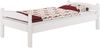 Stabiles Bett Kiefer massiv weiß 90x200 Einzelbett Bettrahmen Rollrost Matratze 60.32-09 W M Bild 3