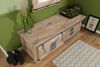 Garderobenbank Mango 120x45x40 whitewash lackiert RAILWAY #3011 Bild 2