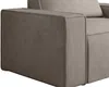 Vente-unique - AMELIA Sessel SamtStoff Schokoladenbraun - B 86 cm x H 85 cm x L 120 cm Bild 4