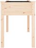 vidaXL Pflanzkübel mit Einsatz 118x59x76 cm Massivholz Tanne 364233 Bild 5