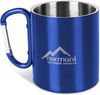 normani Becher Edelstahl Tasse 330 ml mit Karabinerhaken, Edelstahl, Doppelwandige Outdoortasse Campingtasse Edelstahlbecher Thermobecher Bild 2