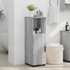 vidaXL Badezimmerschrank mit Speicher Graues Sonoma 30 x 35 x 95 cm 883320 Bild 4