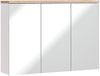 Spiegelschrank 100cm SOLNA-56, weiß mit Wotaneiche, B x H x T ca. 100 x 69 x 20cm Bild 3