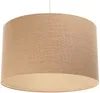 Hängeleuchte Boho, Hanfgewebe, Kunststoff, Stoff, Creme/Beige, 117 x 35 x 60 cm Bild 2