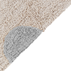 Kinderteppich Baumwolle beige grau 140 x 200 cm gepunktetes Muster Kurzflor DARDERE Bild 4