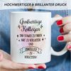 GRAVURZEILE Tasse mit Spruch - Großartige Kollegen - Abschiedsgeschenk für die Kollegen, Keramik, Farbe: Weiß Bild 4