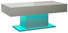 radelldar Couchtisch Wohnzimmertisch Hochglanz mit Beleuchtung modern 110x55x50cm,USB Bild 4