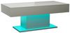 radelldar Couchtisch Wohnzimmertisch Hochglanz mit Beleuchtung modern 110x55x50cm,USB Bild 5
