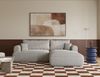 Selsey 'Ovo' Ecksofa in L-Form mit Schlaffunktion, greige, rechtsseitig, 93 x 260 x 165 cm Bild 2