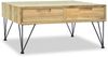 vidaXL Couchtisch 80x80x40 cm Massivholz Teak 244574 Bild 3