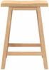 vidaXL Barhocker 2 Stk. Natur Massivholz Gummibaum 4102544 Bild 5