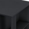 Bartisch Danderyd 120x60x106 cm mit 3 Ablagefächern Schwarz [en. casa] Bild 3