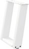 vidaXL Couchtischbeine U-Form 2 Stk. Weiß 28x(42-43) cm Stahl 4012757 Bild 4