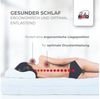 RIBECO, Topper Aaron MINI, Topper 90x200 cm,140x200, 180x200 cm & mehr, 5 cm hoch, Gelschaum, Matratze, Boxspringbett geeignet, ergonomisch, Made in EU, RG 40 Bild 3