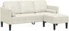 vidaXL Sofa Set mit Kissen 2 pcs Creme Polyester 3329272 Bild 3